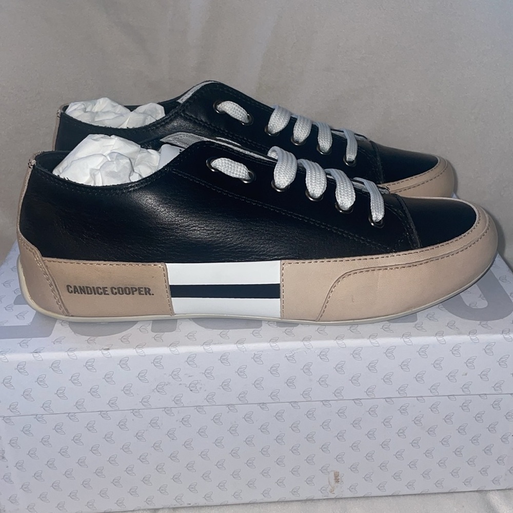 NWT Candice Cooper ROCK PATCH S - Leather sneakers - Black - Picture 10 of 15